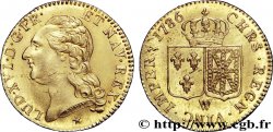 LOUIS XVI Louis d or aux écus accolés 1786 Lille