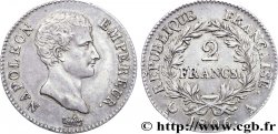 2 francs Napoléon Empereur, Calendrier grégorien 1806 Paris F.252/1 SUP