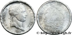 2 francs Napoléon Ier tête laurée, République française 1808 Paris F.254/4