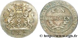 Essai du Groschen en argent 1812 Dantzig VG.1906