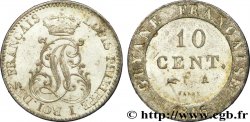 LOUIS-PHILIPPE Ier 10 Cent. (imes) monogramme de Louis-Philippe 1846 Paris SUP