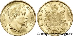 20 francs or Napoléon III, tête laurée 1869 Paris F.532/20