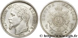 1 franc Napoléon III, tête laurée 1870 Strasbourg F.215/14