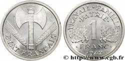 Essai de 1 franc Francisque lourde 1942 Paris F.222/1