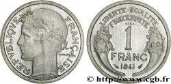 Essai en aluminium de 1 franc Morlon, léger 1941 Paris F.221/1 SPL