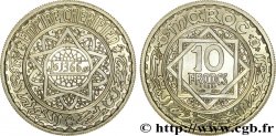 GOUVERNEMENT PROVISOIRE DE LA RÉPUBLIQUE FRANÇAISE - MAROC SOUS PROTECTORAT FRANÇAIS Essai de 10 francs AH 1366 (1947) Paris