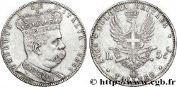 ÉRYTHRÉE - ROYAUME D ITALIE - HUMBERT Ier Tallero ou pièce de 5 lire 1891 Rome