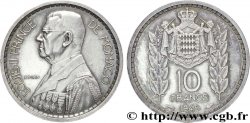 MONACO - LOUIS II Essai-piéfort de 10 francs Turin 1945 Paris