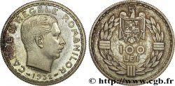ROUMANIE - CHARLES II Épreuve de 100 lei 1932 Paris