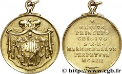 ITALIE - VATICAN - PIE X (Giuseppe Melchiorre Sarto) Médaille OR 28, Conclave de Pie X 1903 Rome