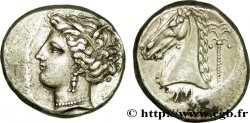 SICILIA - SICULO-PUNICO - LILIBAION Tétradrachme