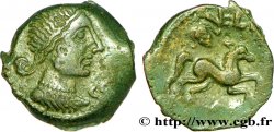 VÉLIOCASSES (Région du Vexin normand) Bronze SVTICOS, classe V à la petite tête de face