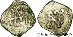 MÜNZEN DES MEROWINGISCHER - UNBEKANNT Denier aux monogrammes