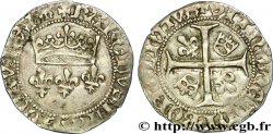 CHARLES VII THE WELL SERVED Blanc aux lis accotés n.d. Melun ? Mouzon ?