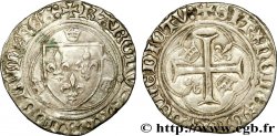 CHARLES VIII Blanc à la couronne n.d. Tours