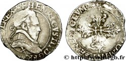 HENRI III Demi-franc au col plat 1588 Amiens