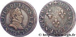 HENRI III Double tournois, 1er type de Paris 1584 Paris, Moulin des Étuves