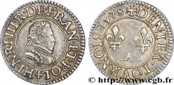 HENRI III Essai en argent du denier tournois, 1er type de Paris 1578 Paris