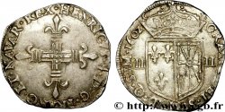 HENRI IV LE GRAND Quart d écu de Navarre 1602 Saint-Palais