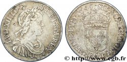 LOUIS XIV THE SUN KING Demi-écu à la mèche courte 1645 Paris, Monnaie du Louvre