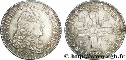 LOUIS XIV THE SUN KING Quart d écu aux huit L, 1er type, (type définitif) 1691 Rouen