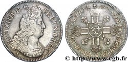 LOUIS XIV THE SUN KING Écu aux huit L, 2e type 1704 Lyon