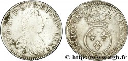 LOUIS XV  THE WELL-BELOVED  Écu dit  vertugadin  1716 Reims