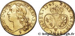 LOUIS XV DIT LE BIEN AIMÉ Louis d’or aux écus ovales, tête ceinte d’un bandeau 1745 Lille
