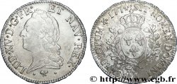LOUIS XV THE WELL-BELOVED Écu dit à la vieille tête 1774 Bayonne
