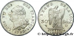 LA CONVENTION 30 sols dit au génie , type FRANÇOIS 1793 Lyon