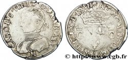 CHARLES IX Demi-teston, 2e type 1568 Toulouse