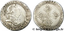 HENRI III Franc au col plat 1586 Toulouse