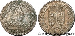 ARDENNES - PRINCIPAUTY OF ARCHES-CHARLEVILLE - CHARLES I OF GONZAGUE Double tournois, type 3