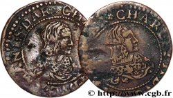 ARDENNES - PRINCIPAUTÉ SOUVERAINE D ARCHES-CHARLEVILLE - CHARLES II DE GONZAGUE Lot de 2 doubles tournois, type 21