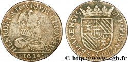 ARDENNES - PRINCIPAUTY OF SEDAN - HENRI OF LA TOUR D AUVERGNE Liard, type 3 (col fraisé)