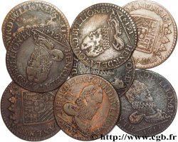 ARDENNES - PRINCIPALITY OF SEDAN - HENRI DE LA TOUR D AUVERGNE Lot de 8 liards, type 4 (col fraisé)
