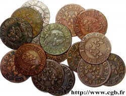 PRINCIPAUTÉ DE CHÂTEAU-REGNAULT - FRANÇOIS DE BOURBON-CONTI Lot de 16 doubles tournois, type 14, buste A