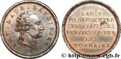 Essai au module de 2 francs de Lavoisier par Gengembre 1801 Paris VG.906 