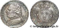5 francs Louis XVIII, buste habillé 1815 Limoges F.308/20