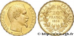 20 francs or Napoléon III, tête nue 1854 Paris F.531/2