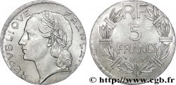 5 francs Lavrillier en aluminium, fauté de frappe 1949 Beaumont-le-Roger F.339/19 var.