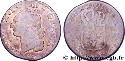 LOUIS XVI (MONARQUE CONSTITUTIONNEL) Sol dit à l écu 1791 Toulouse