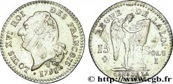 LOUIS XVI 15 sols dit au génie , type FRANÇOIS 1791 Limoges