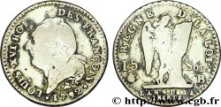 LOUIS XVI (MONARQUE CONSTITUTIONNEL)  15 sols dit  au génie , type FRANÇOIS 1792 Rouen B