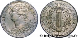 LOUIS XVI (MONARQUE CONSTITUTIONNEL) 2 sols dit au faisceau , type FRANÇOIS 1792 Rouen