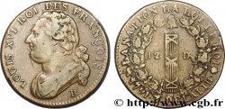 LOUIS XVI (MONARQUE CONSTITUTIONNEL) 12 deniers dit au faisceau , type FRANÇOIS 1791 Rouen