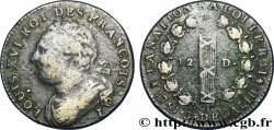 LOUIS XVI 12 deniers dit au faisceau , type FRANCOIS 1791 Limoges