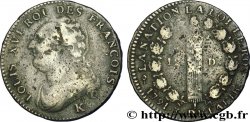 LOUIS XVI 12 deniers dit au faisceau , type FRANCOIS 1791 Bordeaux
