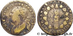 LOUIS XVI 12 deniers dit au faisceau , type FRANÇOIS 1791 Montpellier