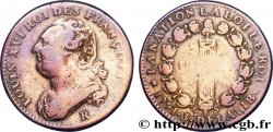 LOUIS XVI (MONARQUE CONSTITUTIONNEL) 12 deniers dit au faisceau , type FRANCOIS 1791 Orléans